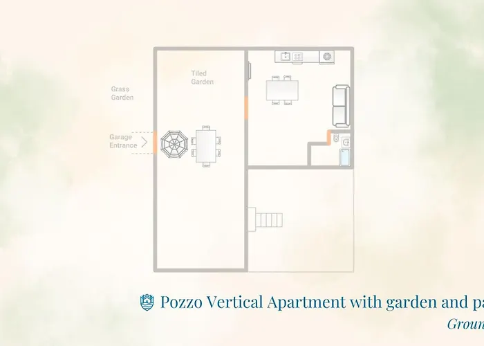 Pozzo Vertical With Garden And Parking By Rent *